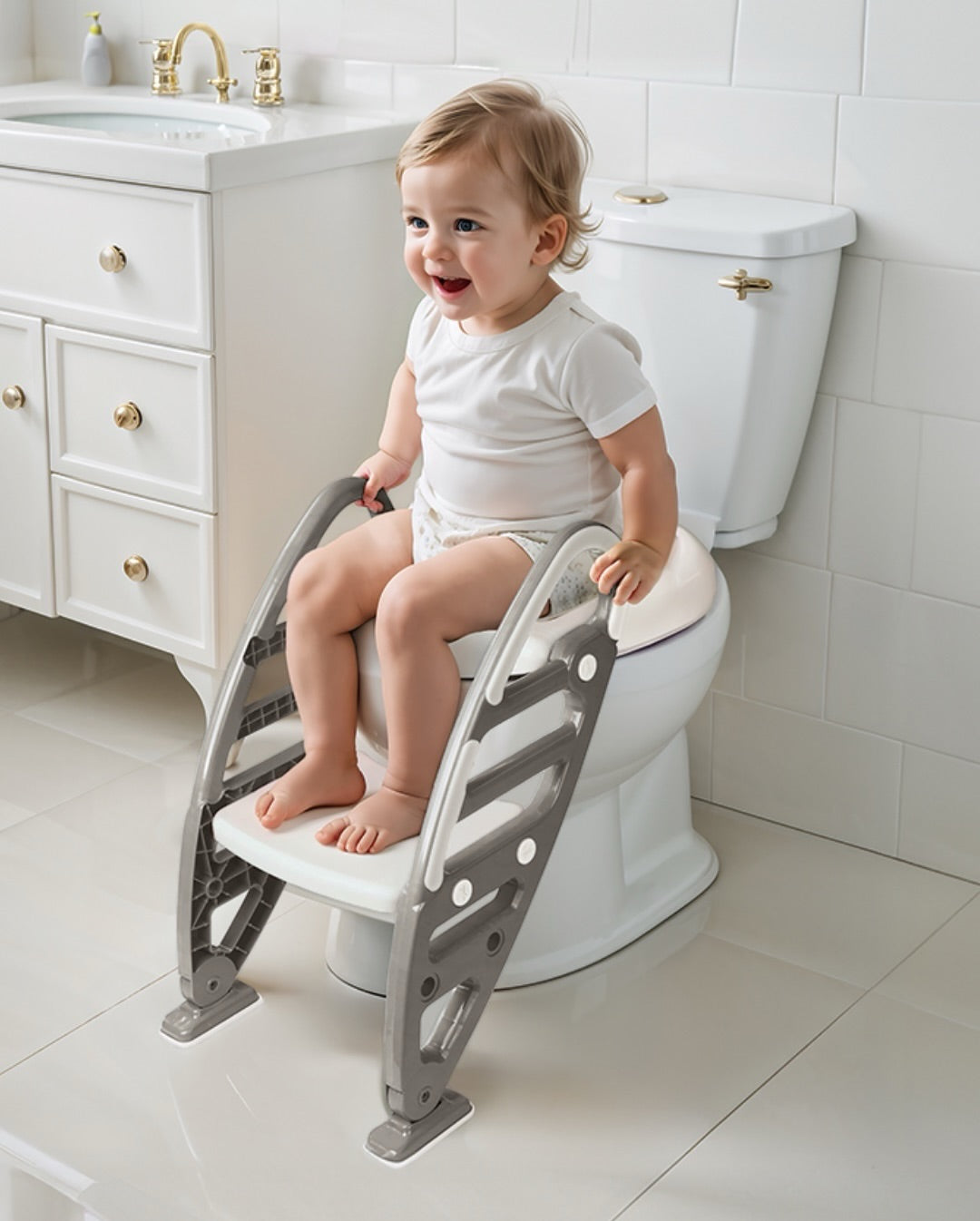 Réducteur de Toilette avec Escalier – Dolu