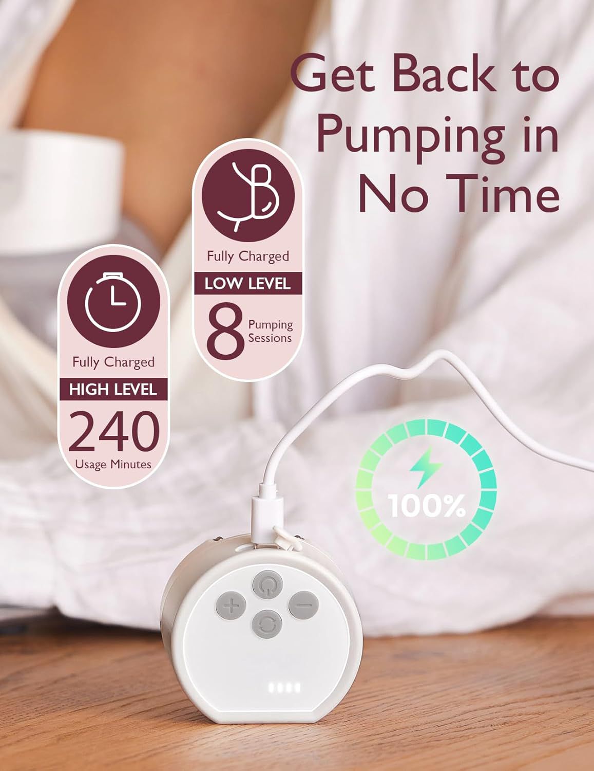 Tire-lait Électrique Momcozy S12 Pro – Pour Jeunes Mamans