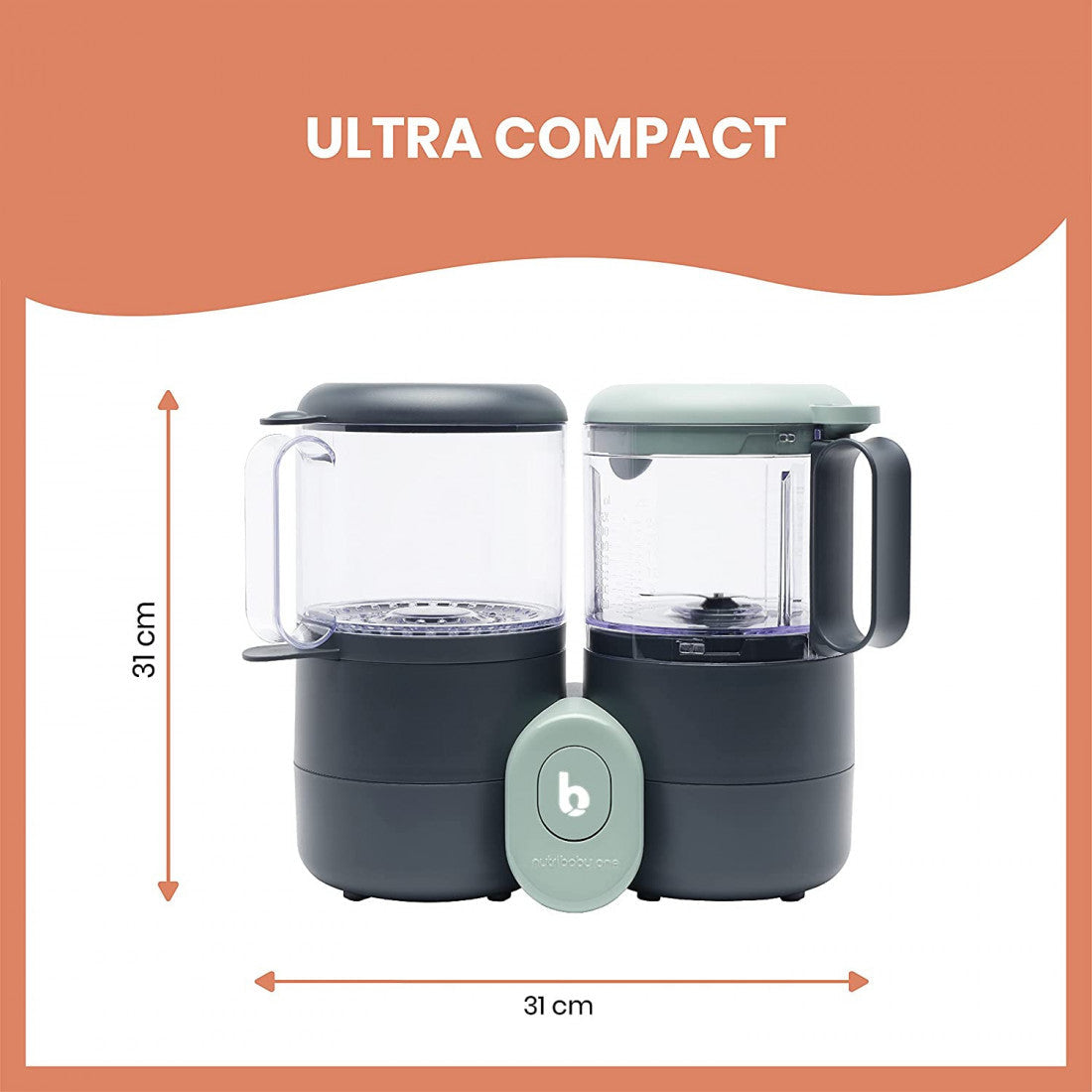 Babymoov Nutribaby One – Robot Cuiseur 4 en 1