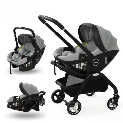 Poussette Siège Auto Multifonctionnelle 3 en 1 – Kidilo