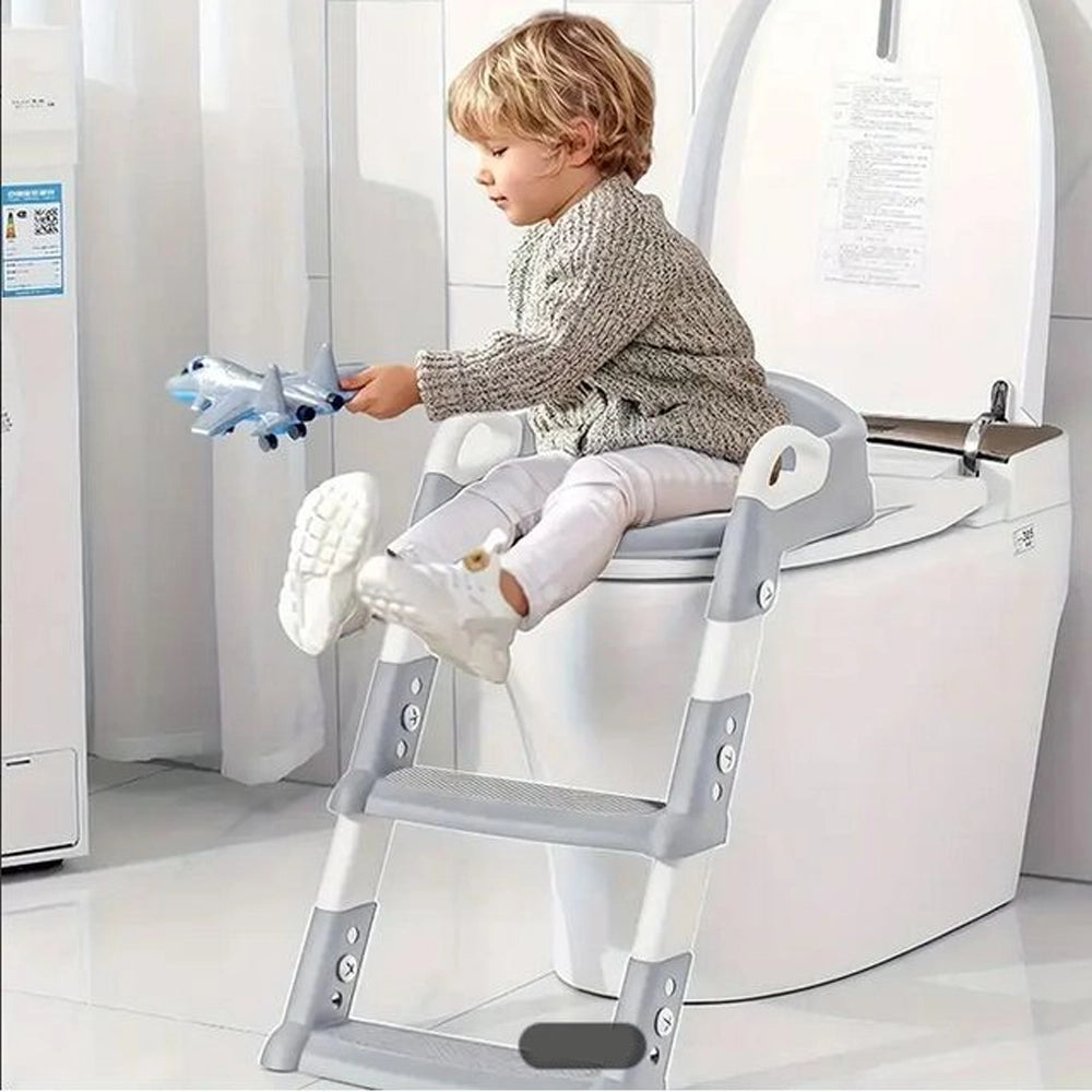 Réducteur de Toilette Pliable avec Échelle – 3A+
