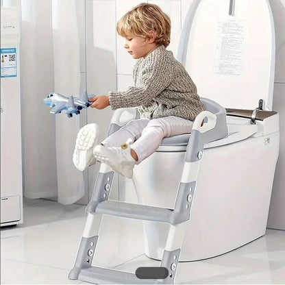 Réducteur de Toilette Pliable avec Échelle – 3A+