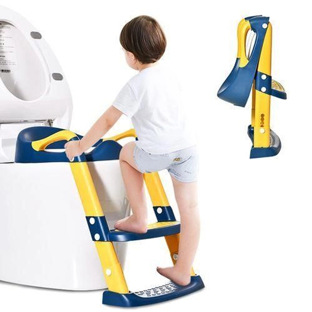 Réducteur de Toilette Pliable avec Échelle – 3A+
