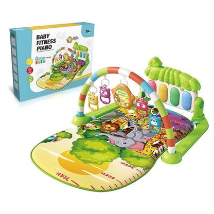 Tapis d’Éveil Bébé Piano Musical 4-en-1