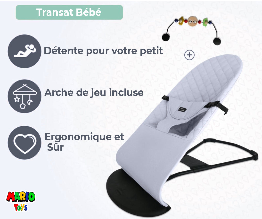 OHYOBABY Transat Baby Bouncer – Gris
