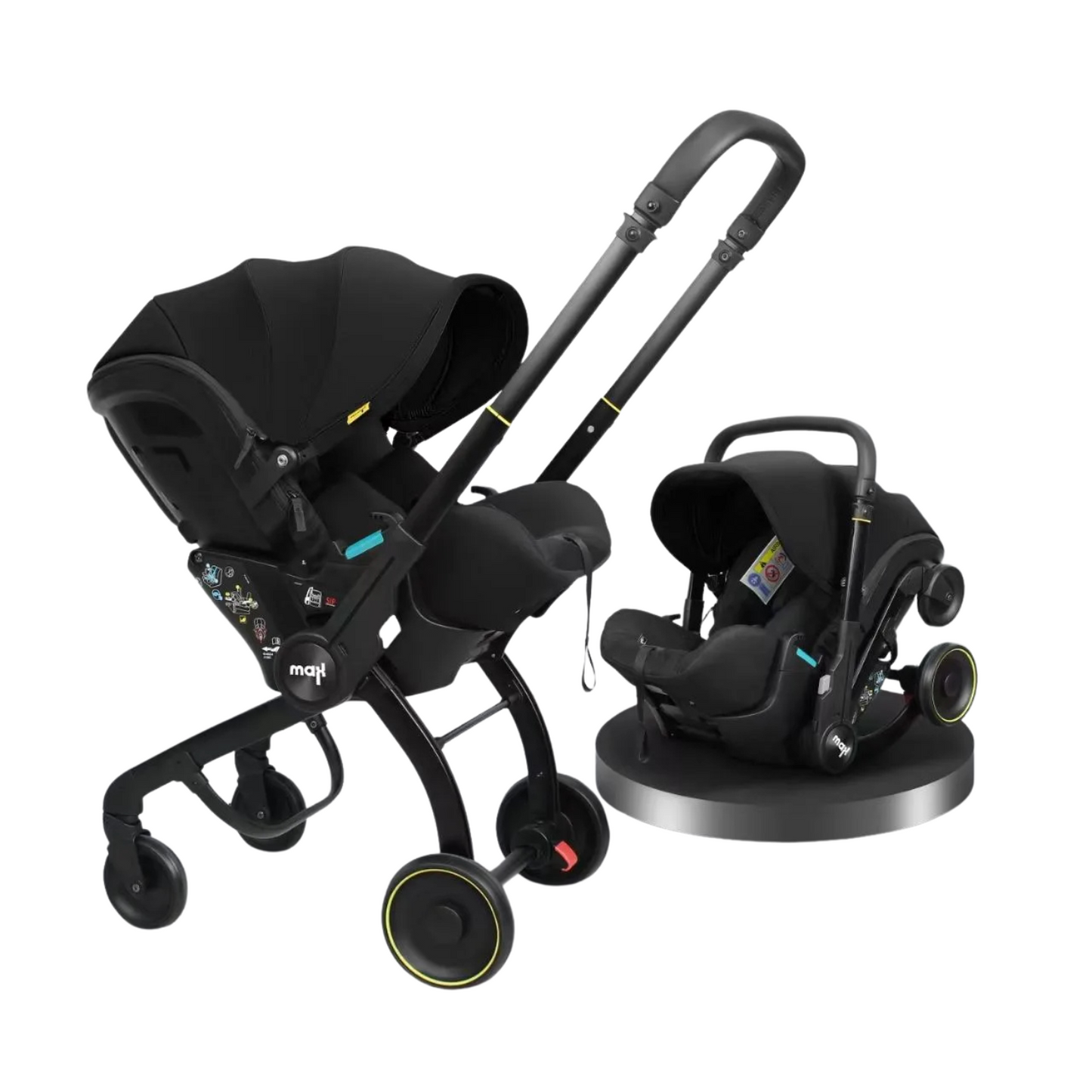 Poussette Siège Auto 2en1 noir – Max