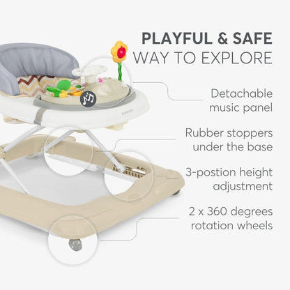 KikkaBoo Misty Beige – Trotteur pour Bébé 6M+
