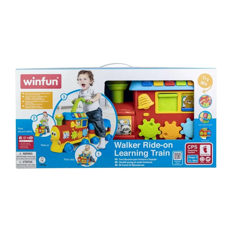 Train d’Apprentissage 3 en 1 – Walker Ride-On – Winfun