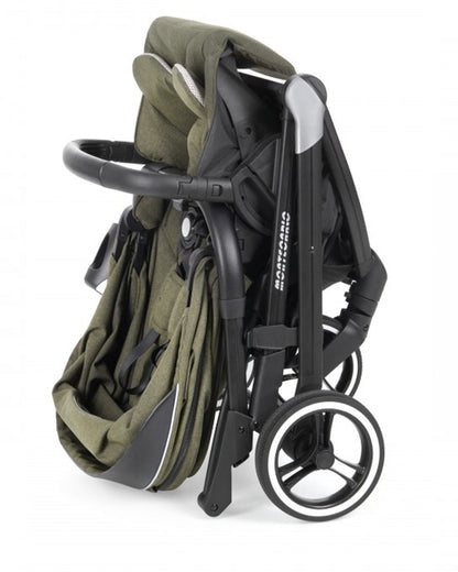 Poussette Monte-Carlo MS – Dossier inclinable, capote extensible, roues tout-terrain