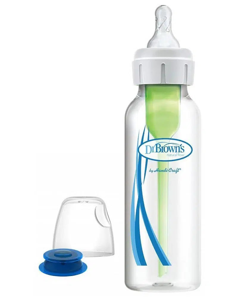 Dr. Brown’s Biberon Système d’Alimentation Spécialisé 250 ml + Tétine L1 & Valve