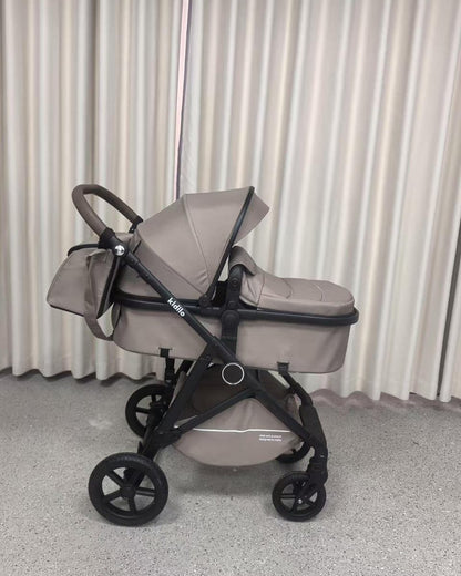 Poussette Combinée 2 en 1 avec Nacelle et Accessoires