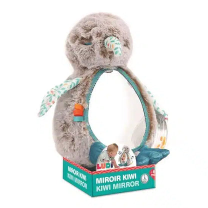 Kiwi Câlin LUDI – Mon Premier Doudou Miroir Tout Doux