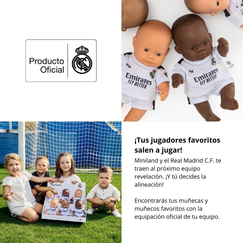 Miniland Real Madrid – 21 cm Tenue Officielle