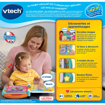 Mon Imagier Bilingue : Mes Endroits Préférés – VTech
