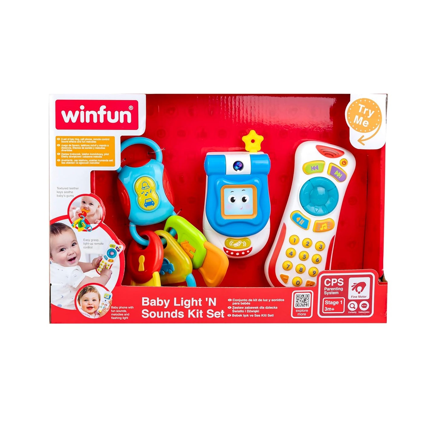 Coffret Winfun Baby Lumières et Sons – 3 Pièces