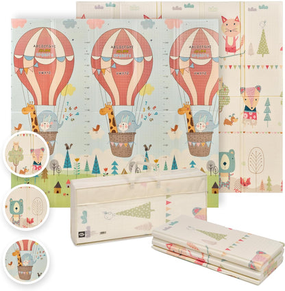 Tapis de jeu double face pour bébé (180 x 200 cm) - MS