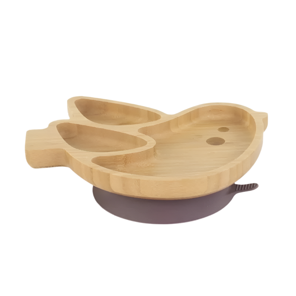 Assiette en Bois Oiseau -  Miniland