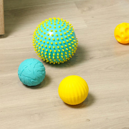 3 Balles Sensorielles Bleues - LUDI