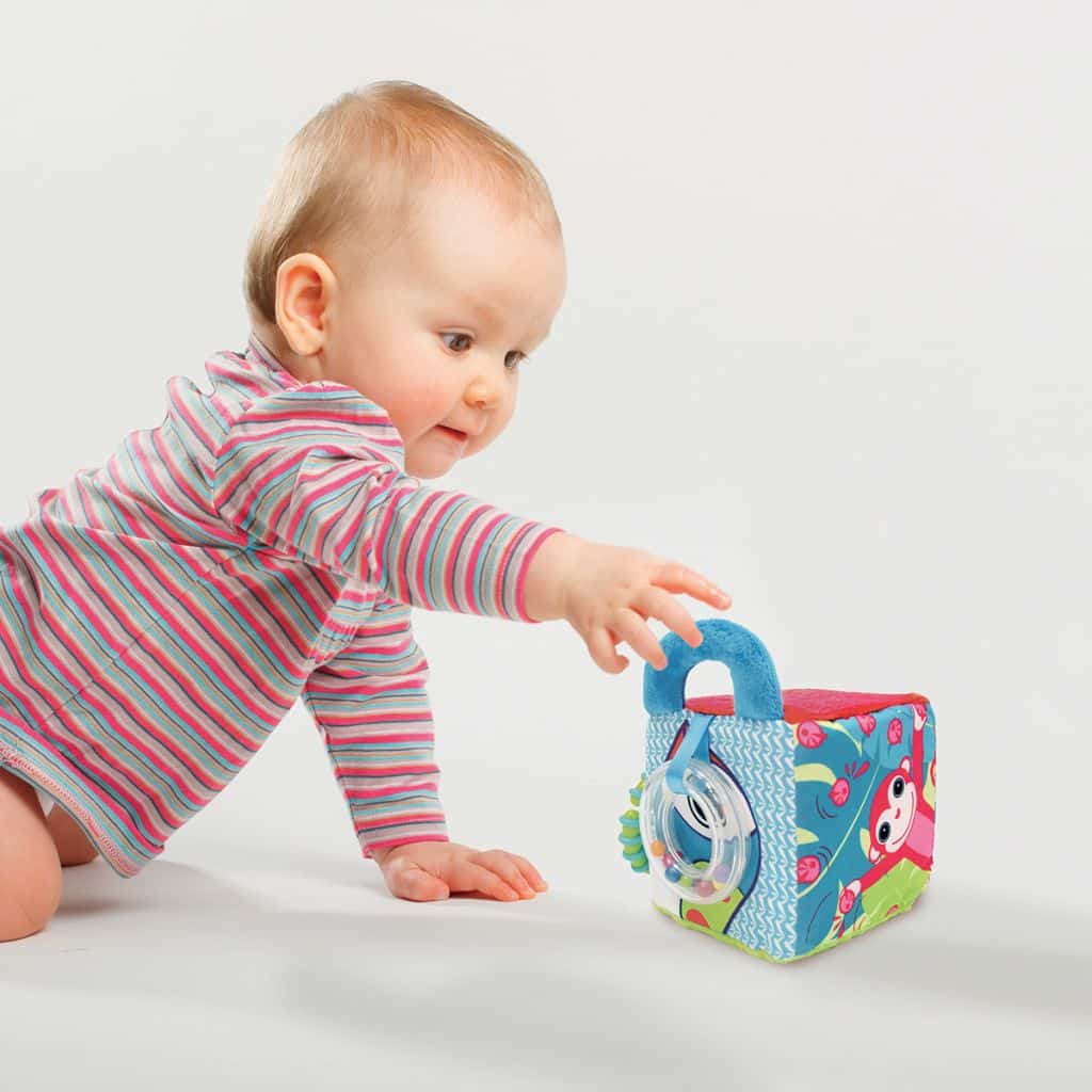 Ludi Cube d’Éveil en Tissu « Jungle »