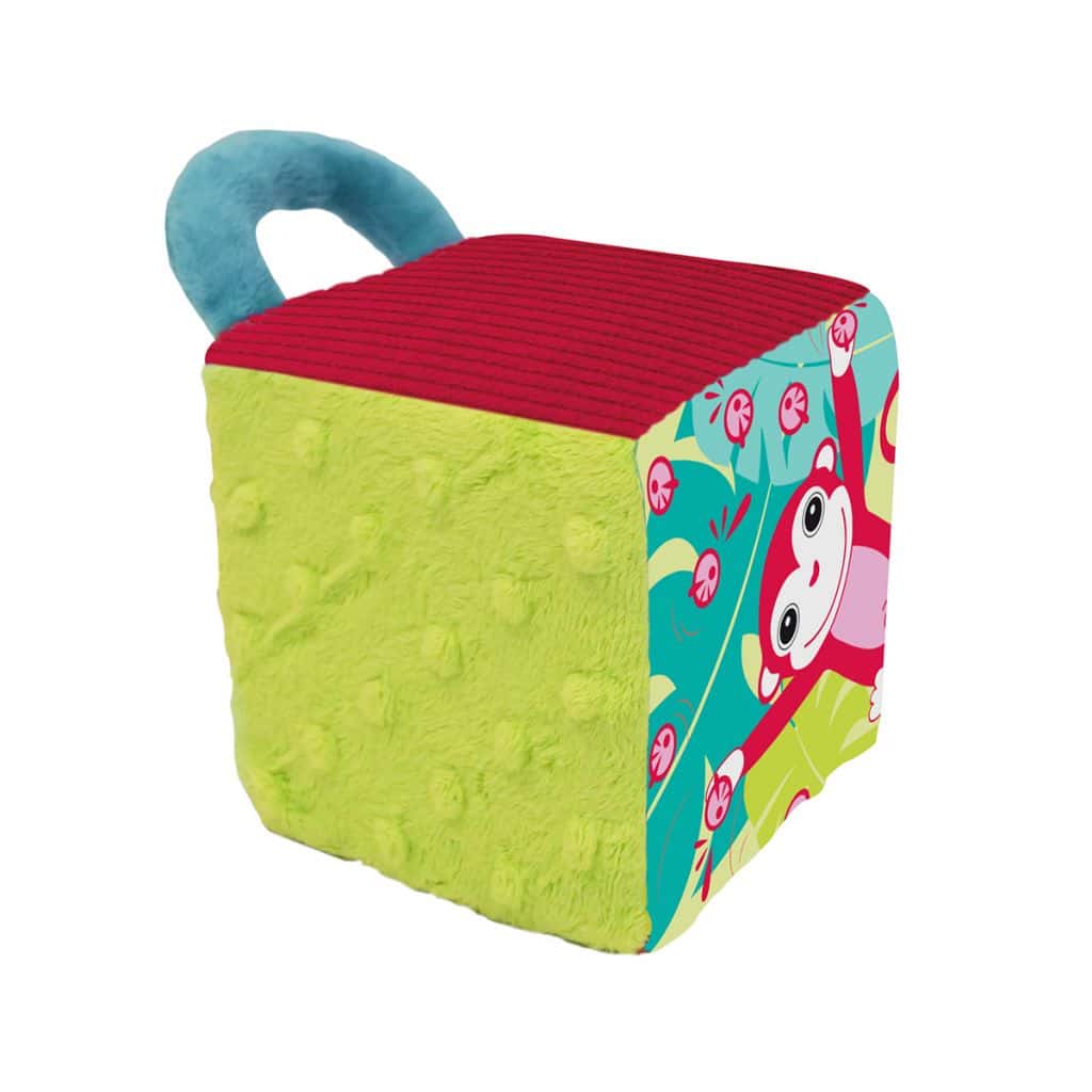 Ludi Cube d’Éveil en Tissu « Jungle »