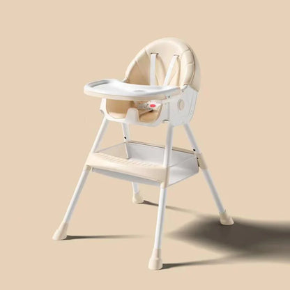Chaise haute évolutive 5-en-1, pliable et facile à nettoyer