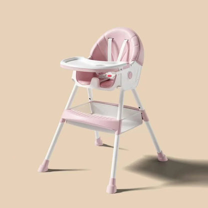 Chaise haute évolutive 5-en-1, pliable et facile à nettoyer