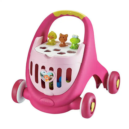 Voiturette Trotteur 3 en 1 – Abero – Rose