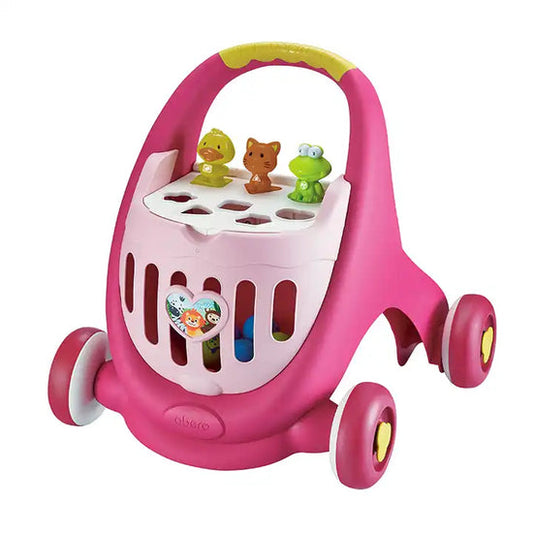 Voiturette Trotteur 3 en 1 – Abero – Rose