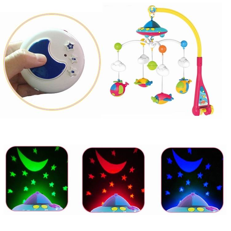 Mobile Musical Bébé avec Télécommande - Huanger