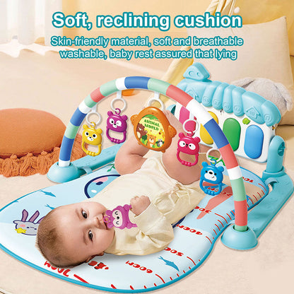 Tapis d’Éveil Bébé Piano Musical 4-en-1