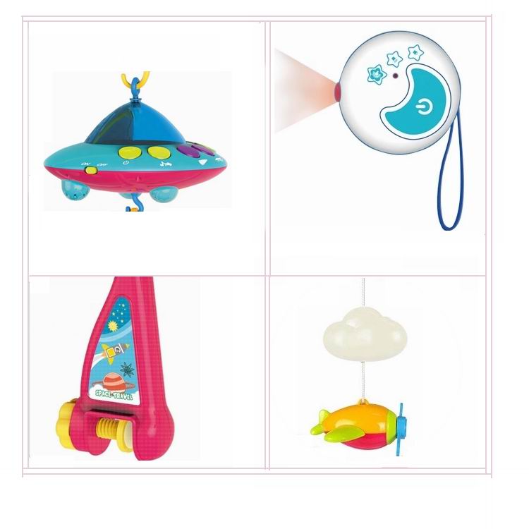 Mobile Musical Bébé avec Télécommande - Huanger