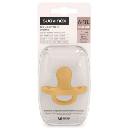 Suavinex Colour Essence Sucette 100 % silicone Tétine physiologique SX 6-18 mois