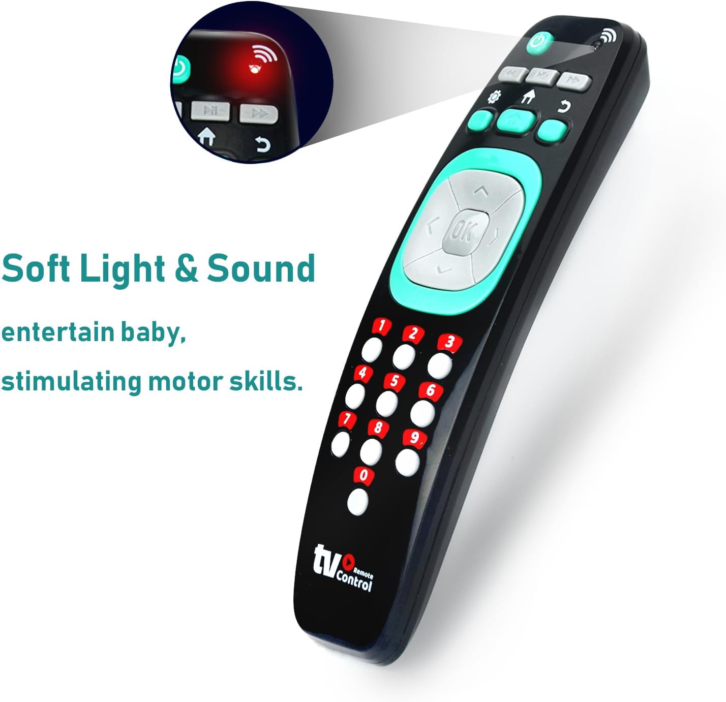 Télécommande Interactive Bébé – Jouet Musical avec Lumières et Sons
