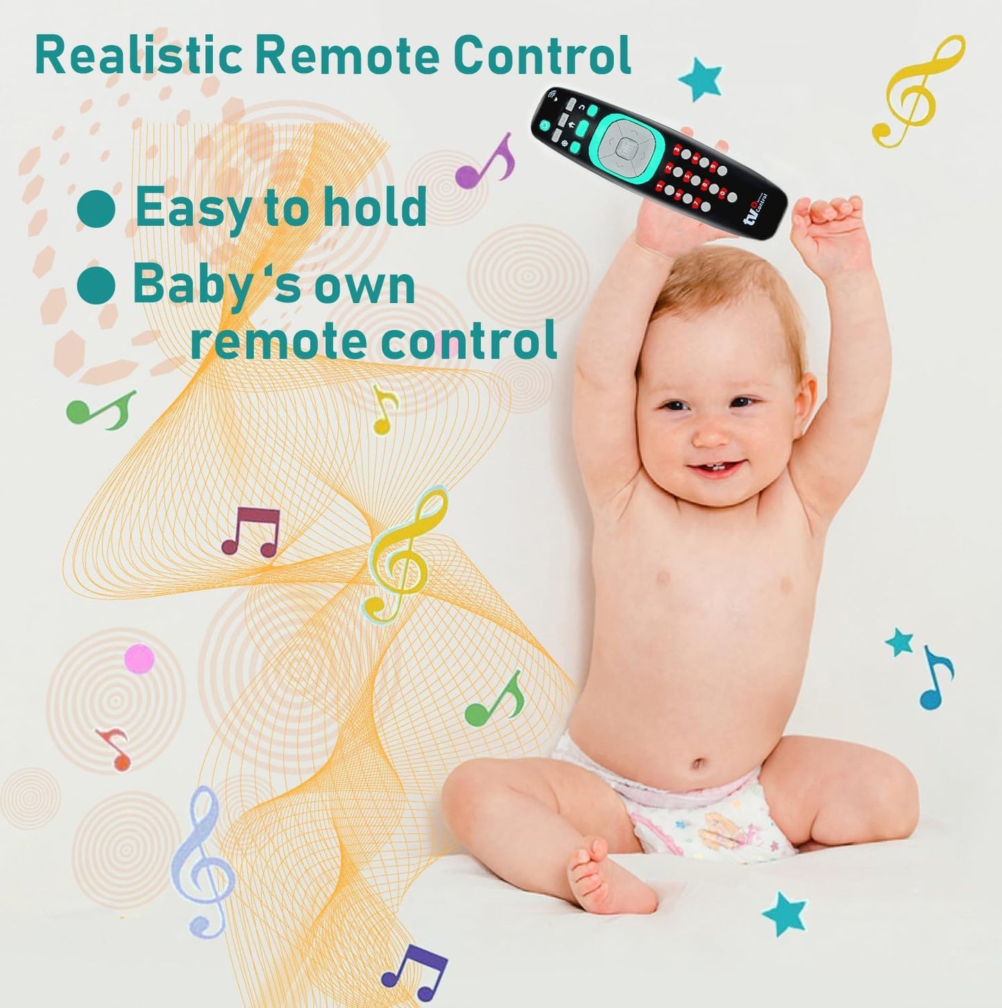 Télécommande Interactive Bébé – Jouet Musical avec Lumières et Sons