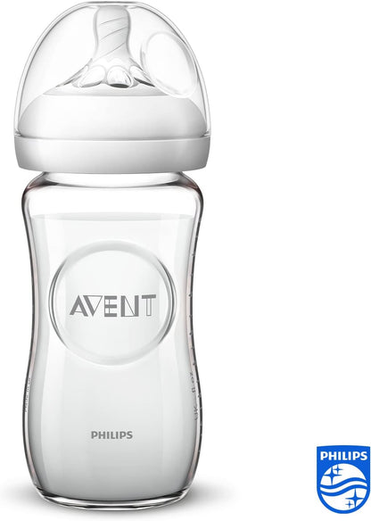 Biberon Natural en Verre 240 ml (1M+) - Philips Avent
