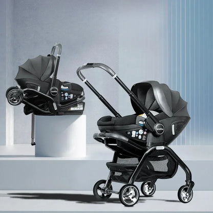 Poussette Siège Auto Multifonctionnelle 3 en 1 – Kidilo