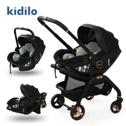 Poussette Siège Auto Multifonctionnelle 3 en 1 – Kidilo