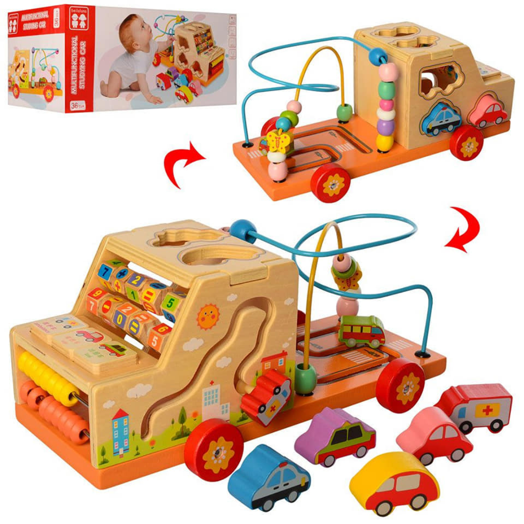 Voiture d'Étude Multifonctionnelle pour enfant à partir de 18 mois