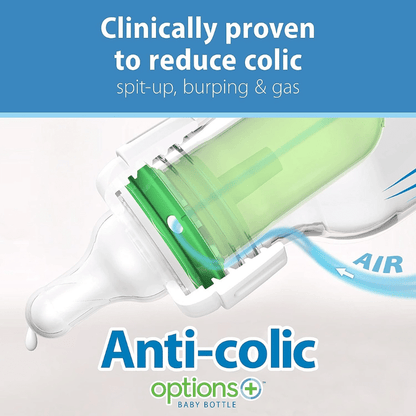 Biberon en verre étroit Dr. Brown’s Natural Flow® Anti-Colic Options+™ 120 ml