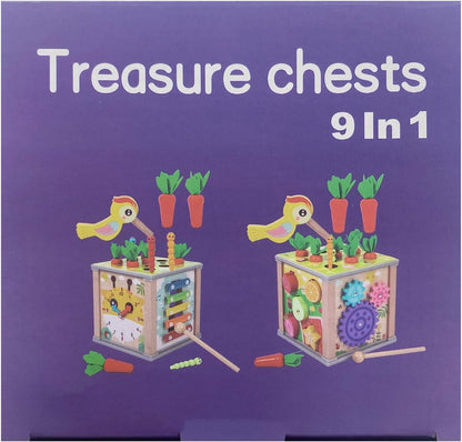 Cube d'activités 9 en 1 pour les tout-petits – Jouet Montessori Interactif