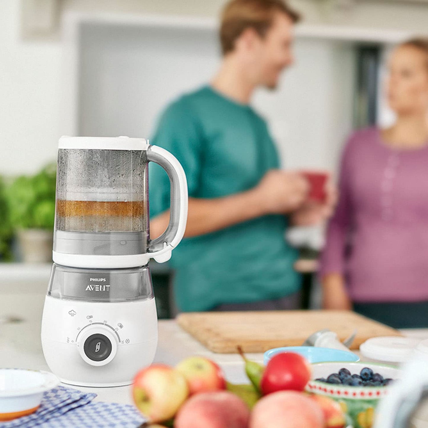 Philips Avent – Robot Cuiseur Vapeur & Mixeur 4 en 1