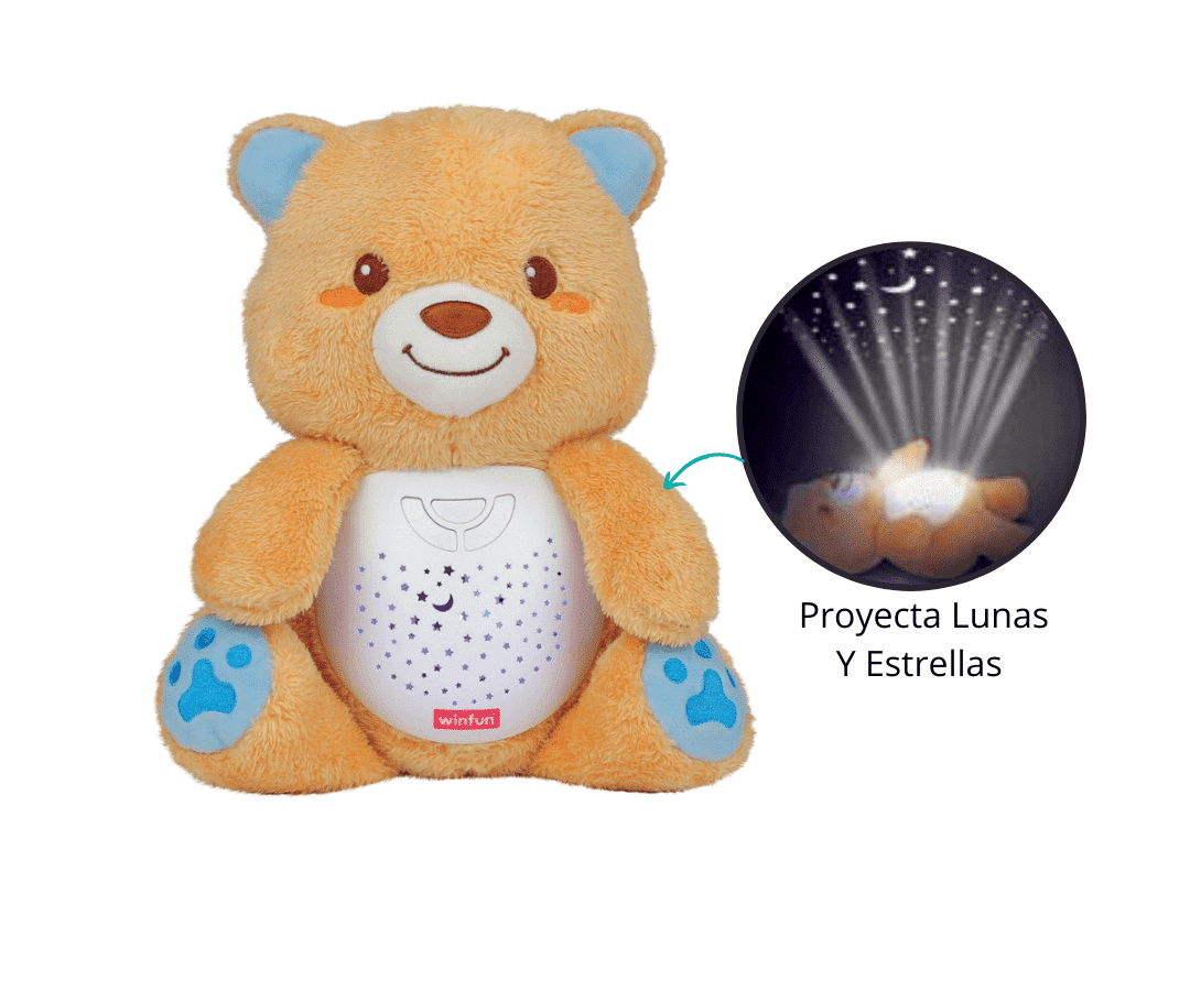 Winfun 2 en 1 Veilleuse Ourson Étoilé