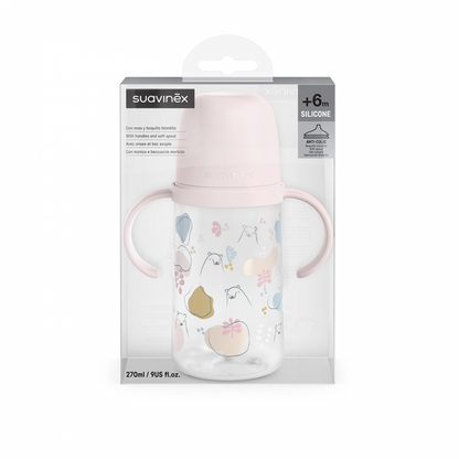 Tasse d’Apprentissage 270 ml Rose – Suavinex