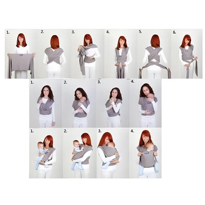 Écharpe de portage flexible Neko – Cannelle