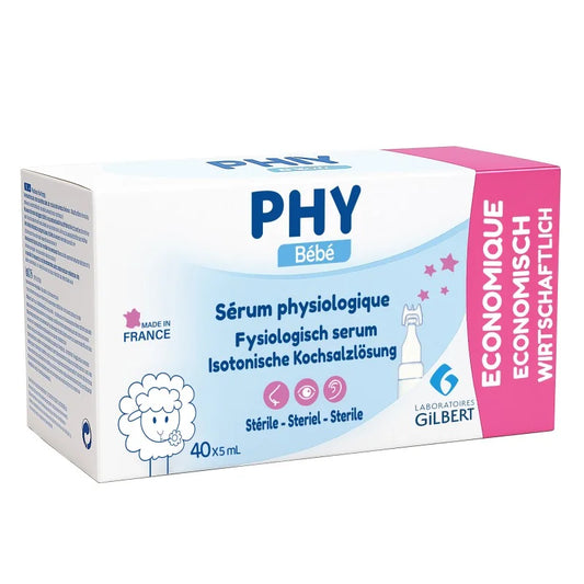 Gilbert PHY Sérum Physiologique – 40 x 5 ml