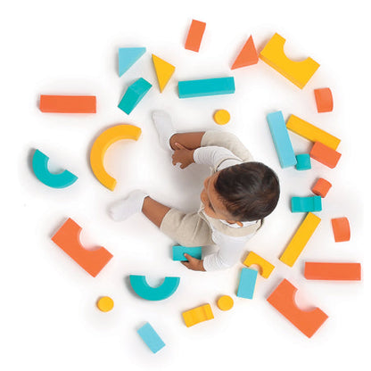 Ludi Blocs de Construction en Mousse – 28 Pièces pour Bébé dès 10 Mois