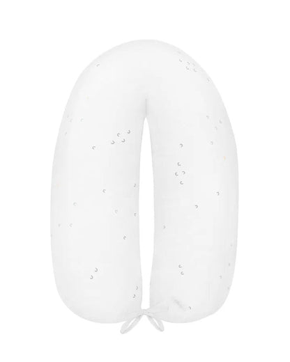 Coussin de Grossesse et d’Allaitement Blanc – Kikabboo