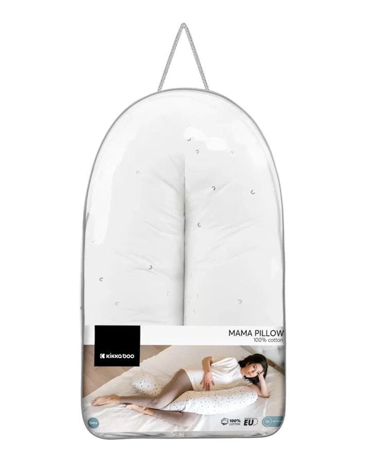 Coussin de Grossesse et d’Allaitement Blanc – Kikabboo