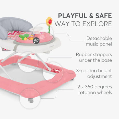 KikkaBoo Misty Rose – Trotteur pour Bébé 6M+