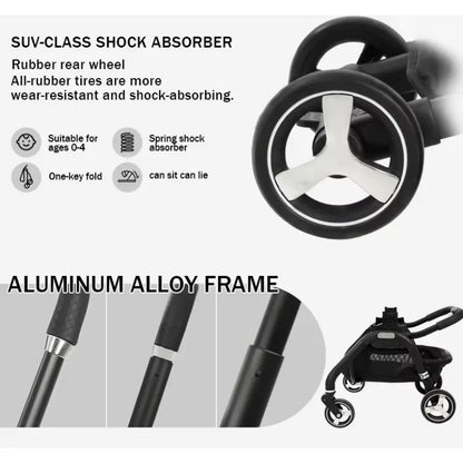 Poussette Siège Auto Multifonctionnelle 3 en 1 – Kidilo